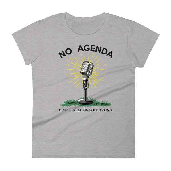 DONT TREAD ON PODCASTING - womens tee