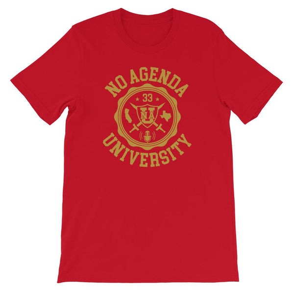 NO AGENDA UNIVERSITY - tee shirt