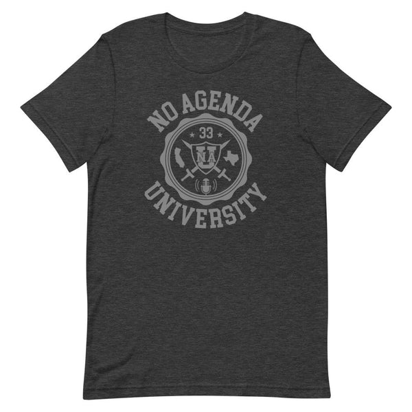 NO AGENDA UNIVERSITY - tee shirt