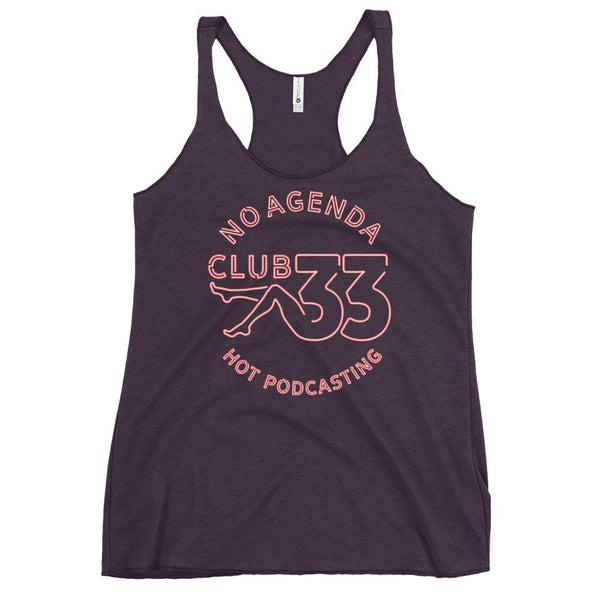 NO AGENDA CLUB 33 - racerback tank