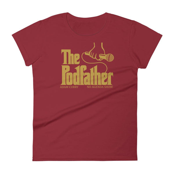 THE PODFATHER ADAM CURRY - womens tee