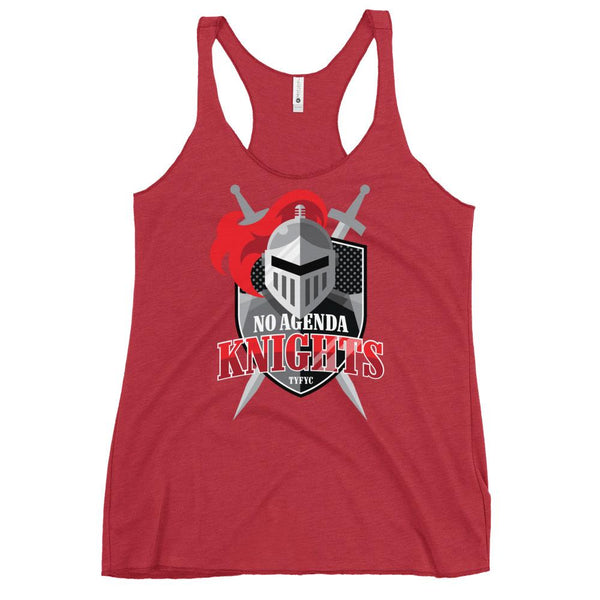 NO AGENDA KNIGHTS - racerback tank