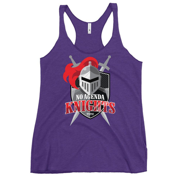 NO AGENDA KNIGHTS - racerback tank