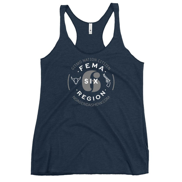 FEMA REGION SIX - racerback tank
