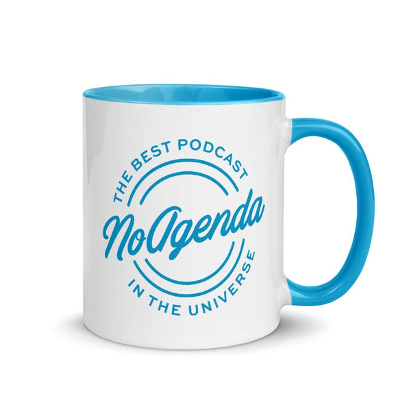 NO AGENDA THE BEST PODCAST - accent mug