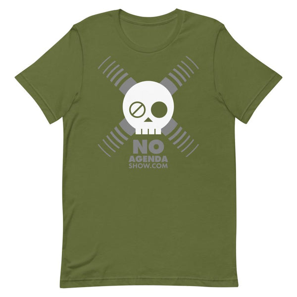 NO AGENDA SKULL - tee shirt