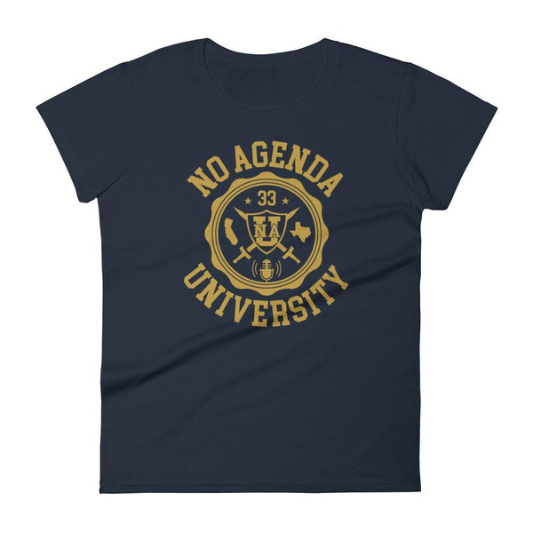 NO AGENDA UNIVERSITY - womens tee