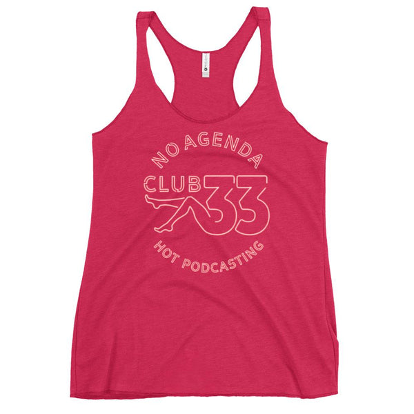 NO AGENDA CLUB 33 - racerback tank