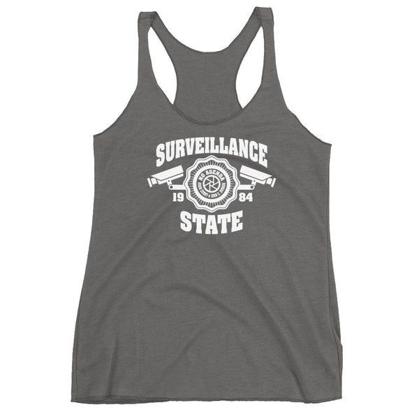SURVEILLANCE STATE - racerback tank