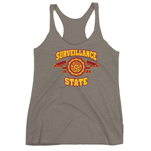 SURVEILLANCE STATE - racerback tank