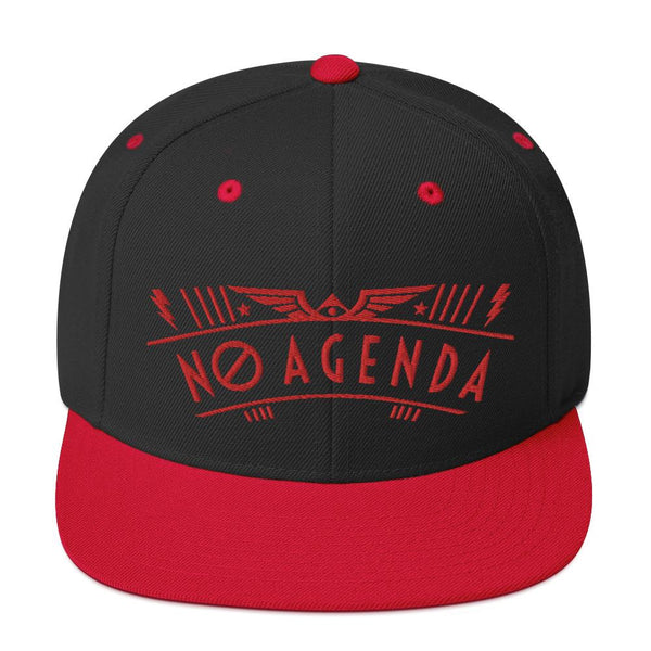 NO AGENDA RALLY - high snapback hat