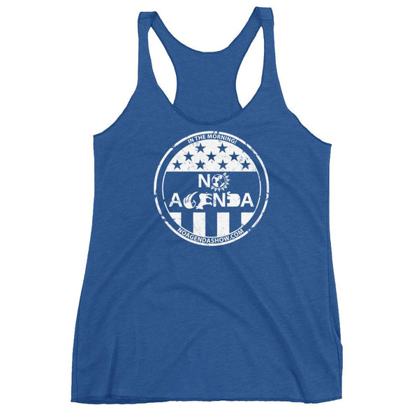 NO AGENDA PARTY TIME - racerback tank