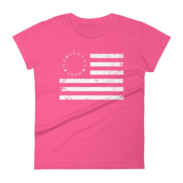 NO AGENDA BETSY FLAG - womens tee