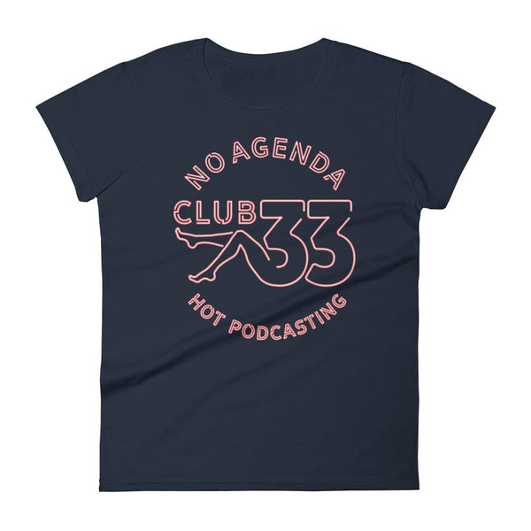 NO AGENDA CLUB 33 - womens tee