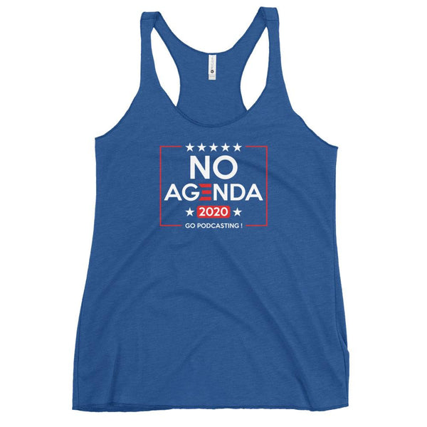 NO AGENDA 2020 - racerback tank