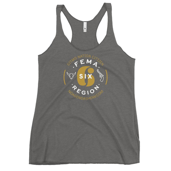 FEMA REGION SIX - racerback tank