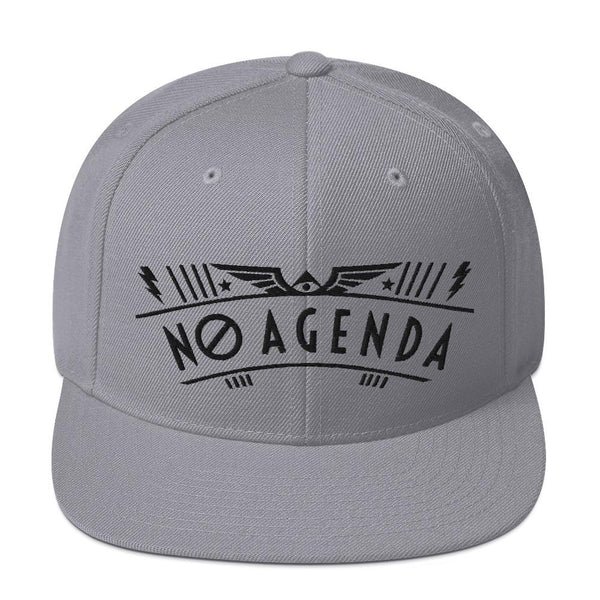 NO AGENDA RALLY - high snapback hat