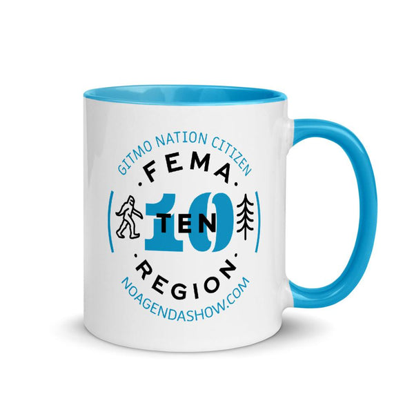 FEMA REGION TEN - accent mug