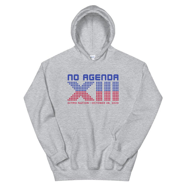 NO AGENDA 13 YEARS - pullover hoodie