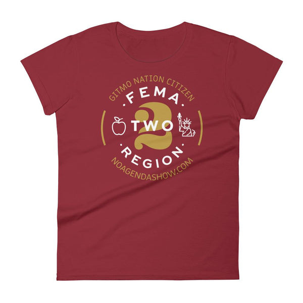FEMA REGION TWO - womens tee