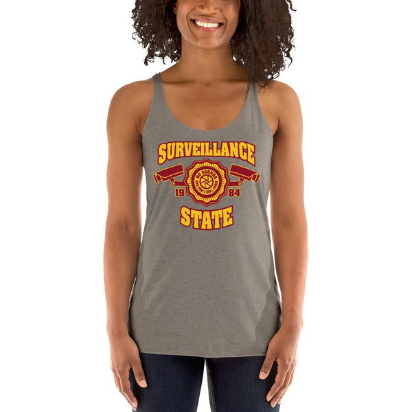 SURVEILLANCE STATE - racerback tank