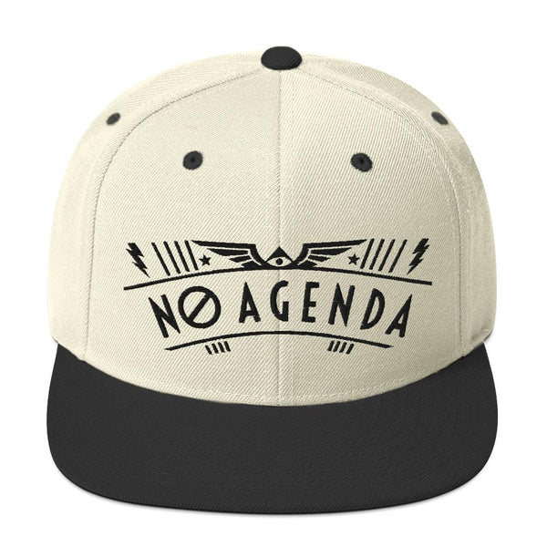NO AGENDA RALLY - high snapback hat