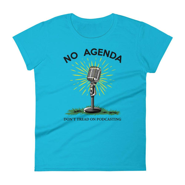 DONT TREAD ON PODCASTING - womens tee