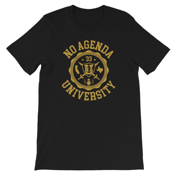 NO AGENDA UNIVERSITY - tee shirt