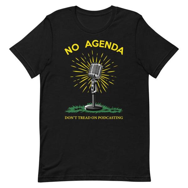 DONT TREAD ON PODCASTING - tee shirt