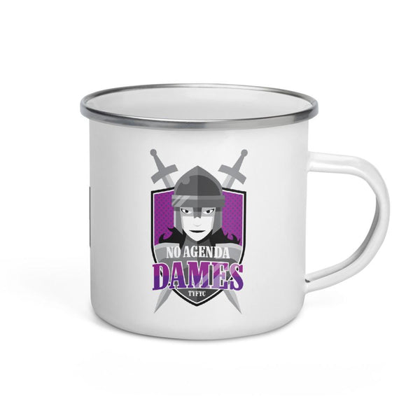 NO AGENDA DAMES - enamel mug