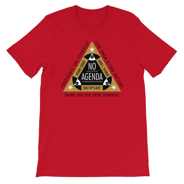 ALL SEEING NO AGENDA - tee shirt