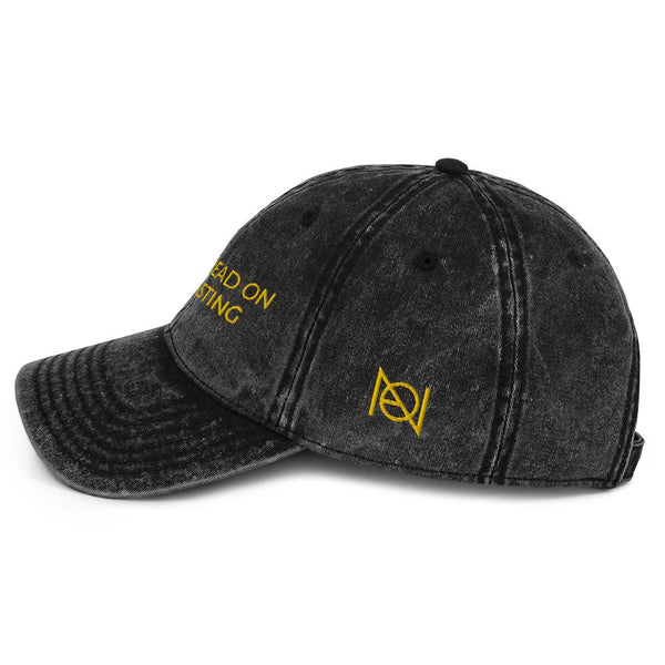 DONT TREAD ON PODCASTING - vintage hat