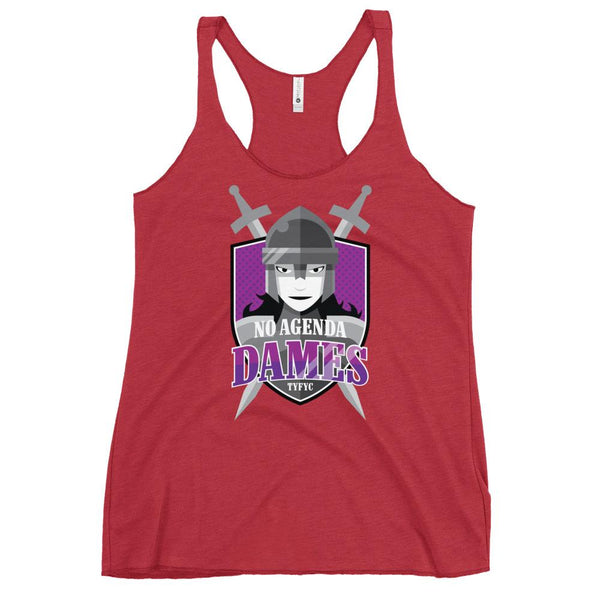 NO AGENDA DAMES - racerback tank