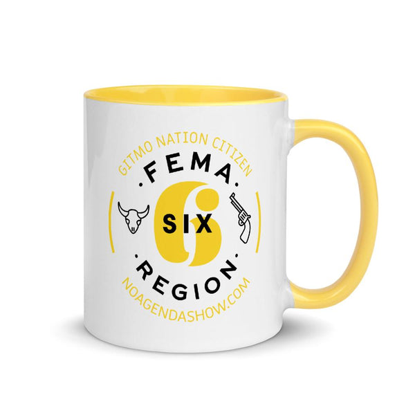 FEMA REGION SIX - accent mug