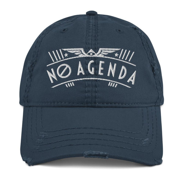 NO AGENDA RALLY - distressed hat