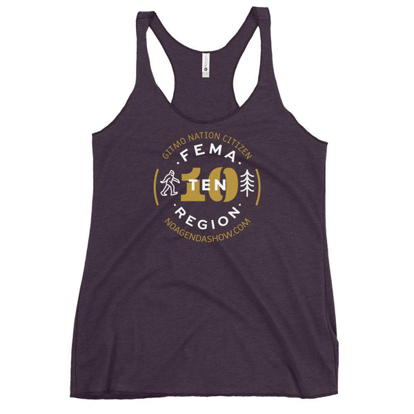 FEMA REGION TEN - racerback tank