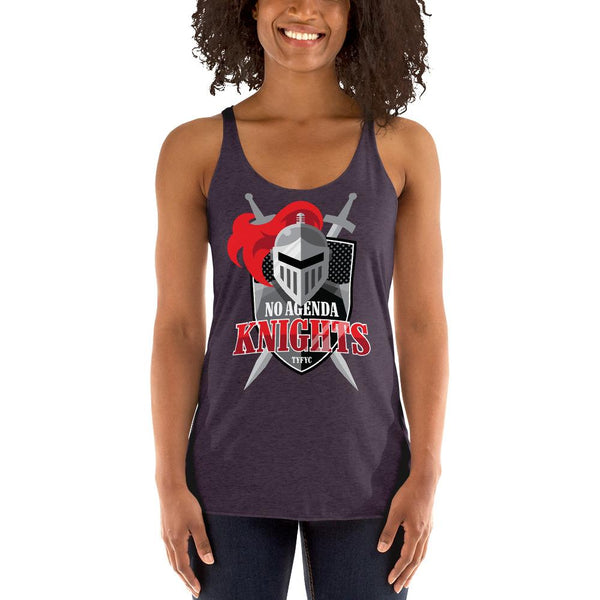 NO AGENDA KNIGHTS - racerback tank