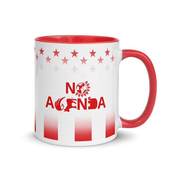 NO AGENDA PARTY TIME - B - accent mug