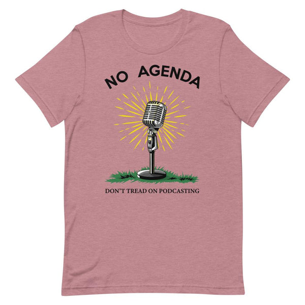 DONT TREAD ON PODCASTING - tee shirt