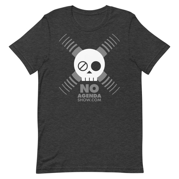 NO AGENDA SKULL - tee shirt