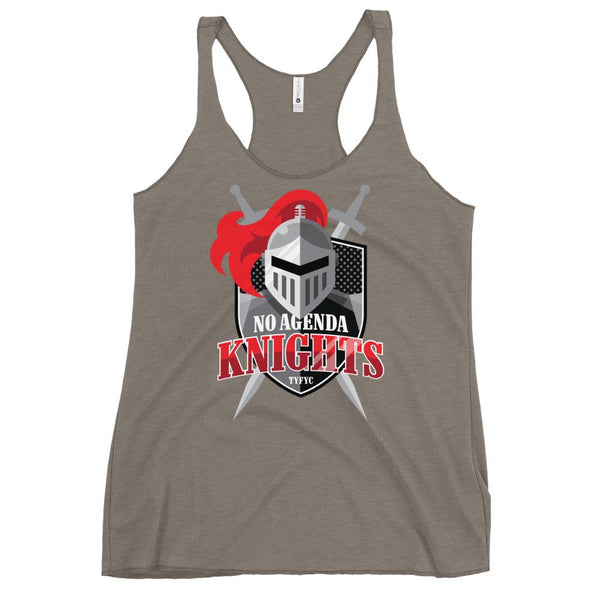 NO AGENDA KNIGHTS - racerback tank