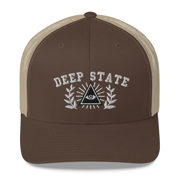 DEEP STATE UNIVERSITY - mid trucker hat