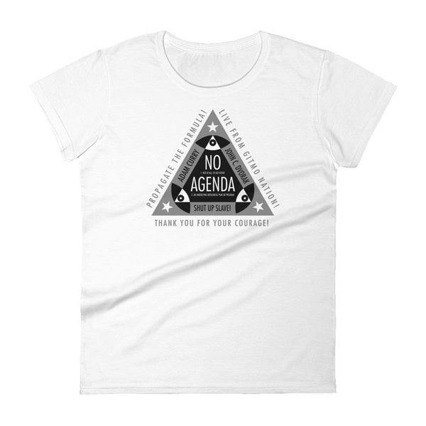 ALL SEEING NO AGENDA - womens tee