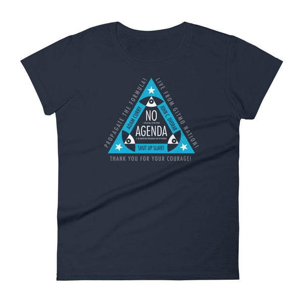 ALL SEEING NO AGENDA - womens tee