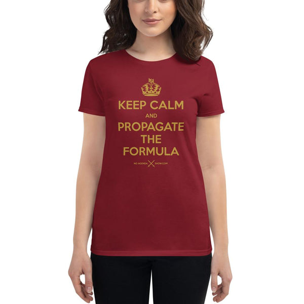 KEEP CALM & PROPAGATE - womens tee