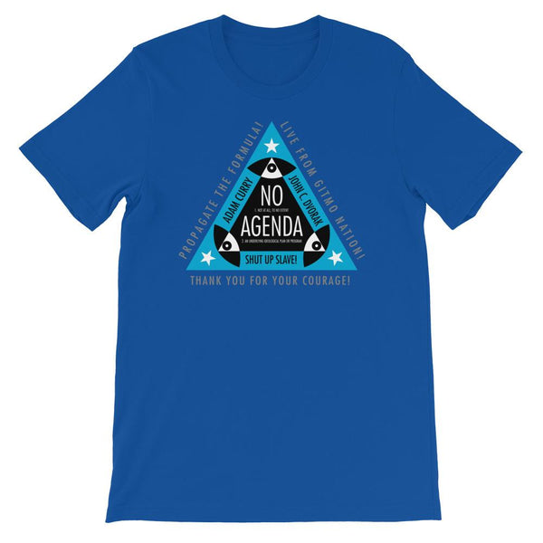 ALL SEEING NO AGENDA - tee shirt