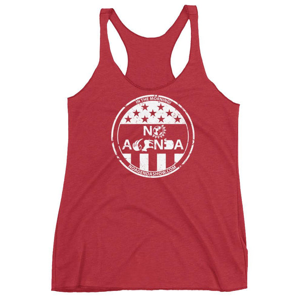 NO AGENDA PARTY TIME - racerback tank