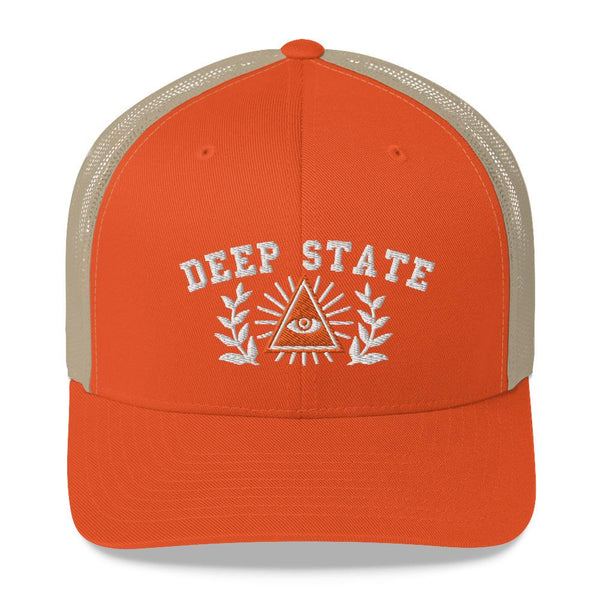 DEEP STATE UNIVERSITY - mid trucker hat