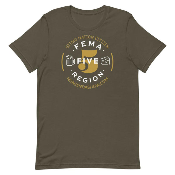 FEMA REGION FIVE - tee shirt
