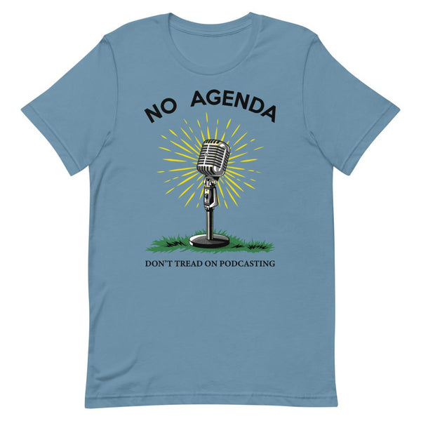 DONT TREAD ON PODCASTING - tee shirt